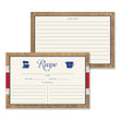 Load image into Gallery viewer, Lace Recipe Cards | Hillary Red