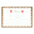 Load image into Gallery viewer, Lace Recipe Cards | Jackie Coral Mint