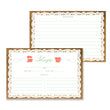 Load image into Gallery viewer, Lace Recipe Cards | Jackie Coral Mint