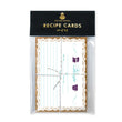 Load image into Gallery viewer, Lace Recipe Cards | Jackie Purple Turquoise