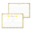 Load image into Gallery viewer, Lace Recipe Cards | Jackie Yellow