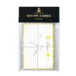 Load image into Gallery viewer, Lace Recipe Cards | Jackie Yellow