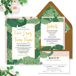 Load image into Gallery viewer, "Evie" Tropical Wedding Invitation