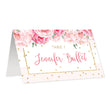 Load image into Gallery viewer, Blush Stripe Place Cards with Floral | Jenn