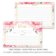Load image into Gallery viewer, Elegant Peony Blush and Gold Bridal Shower Invitations featuring blush peonies, pink stripes, and a chic and delicate design