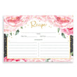 Load image into Gallery viewer, Chalkboard + Pink Peony Recipe Cards | Jenn