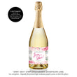 Load image into Gallery viewer, "Jenn" Gray Stripe Engagement Champagne Labels