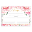 Load image into Gallery viewer, Gray + Pink Peony Recipe Cards Gift Set | Jenn