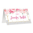 Load image into Gallery viewer, Gray Stripe Place Cards with Floral | Jenn