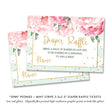 Load image into Gallery viewer, "Jenn" Peonies + Mint Stripe Baby Shower Invitation