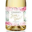 Load image into Gallery viewer, "Jenn" Mint Stripe Engagement Champagne Labels