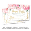 Load image into Gallery viewer, "Jenn" Pink Blooms + Gold Baby Shower Invitation
