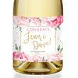 Load image into Gallery viewer, "Jenn" White Engagement Champagne Labels