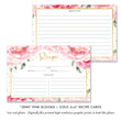Load image into Gallery viewer, Soft peony pink and gold bridal shower invitations, with a beautiful white backer adorned with pink peonies in full bloom.