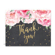 Load image into Gallery viewer, "Jenn" Peonies + Chalkboard Thank You Card