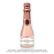 Load image into Gallery viewer, "Jenn" Gray Stripe Engagement Champagne Labels