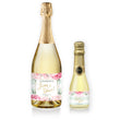 Load image into Gallery viewer, "Jenn" Mint Stripe Engagement Champagne Labels