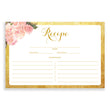 Load image into Gallery viewer, Blush Pink + Gold Recipe Cards | Leona