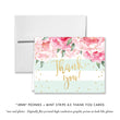 Load image into Gallery viewer, "Jenn" Peonies + Mint Stripe Kids Birthday Invitation