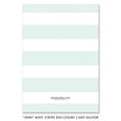 Load image into Gallery viewer, "Jenn" Mint Striped Enclosure Card