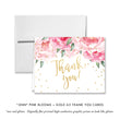 Load image into Gallery viewer, "Jenn" Pink Blooms + Gold Baby Shower Invitation