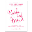 Load image into Gallery viewer, "Karla" Pink + Animal Print Save The Date Card