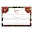 Load image into Gallery viewer, Floral + Stripe Recipe Cards | Katelyn Black