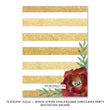 Load image into Gallery viewer, Gold Glitter Stripe Chalkboard Christmas Party Invitation - Katelyn