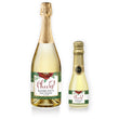 Load image into Gallery viewer, "Katelyn" Green + White Holiday Baby Shower Champagne Labels