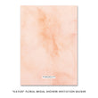 Load image into Gallery viewer, Elegant Peach Wildflower Bridal Shower Invitations with blush, peach, and greens - perfect for a modern bridal shower.