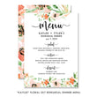 Load image into Gallery viewer, "Kaylee" Floral Rehearsal Dinner Invitation