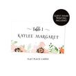 Load image into Gallery viewer, Watercolor Floral Place Cards | Kaylee