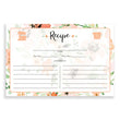 Load image into Gallery viewer, Floral Watercolor Recipe Cards Gift Set | Kaylee