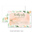 Load image into Gallery viewer, "Kaylee" Floral Wedding Invitation