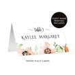 Load image into Gallery viewer, Watercolor Floral Place Cards | Kaylee