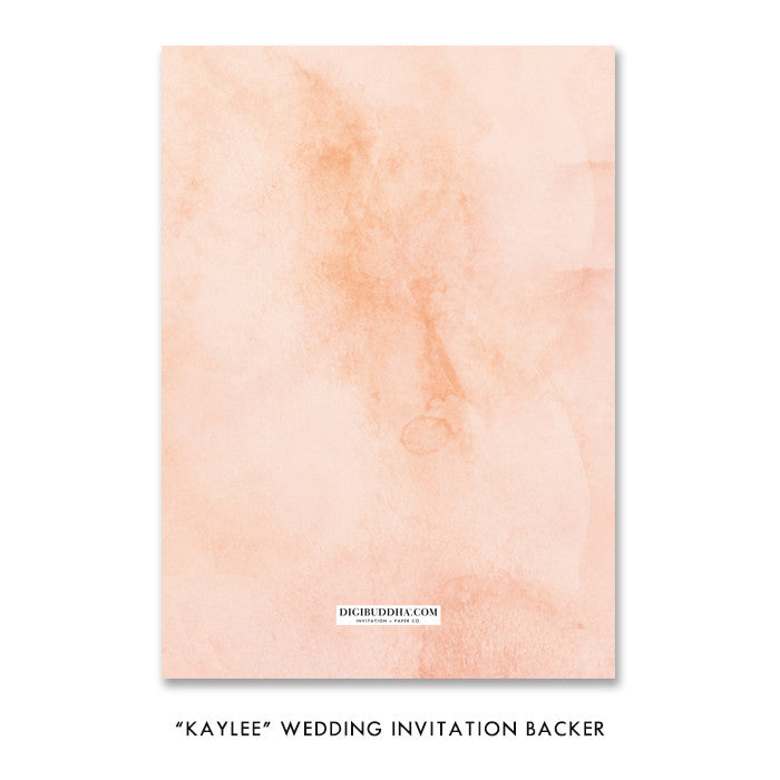 "Kaylee" Floral Wedding Invitation