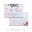 Load image into Gallery viewer, Bohemian watercolor floral "Kelly" RSVP Card | digibuddha.com