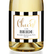 Load image into Gallery viewer, "Kendall" Black & White Bachelorette Party Champagne Labels