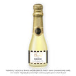 Load image into Gallery viewer, "Kendall" Black & White Bachelorette Party Champagne Labels