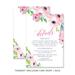 Load image into Gallery viewer, "Kennedy" Floral Watercolor Wedding Invitation