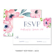 Load image into Gallery viewer, "Kennedy" Floral Watercolor Wedding Invitation