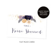 Load image into Gallery viewer, Boho Place Cards with Plum Floral | Kerri