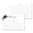 Load image into Gallery viewer, Boho Plum Floral Recipe Cards | Kerri