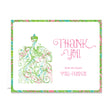 Load image into Gallery viewer, "Kim" Preppy Paisley Bridal Thank You Card