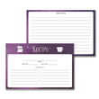 Load image into Gallery viewer, Purple Ombre Watercolor Recipe Cards Gift Set | Kim