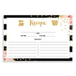 Load image into Gallery viewer, Floral + Stripe Recipe Cards | Krissy Black