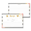 Load image into Gallery viewer, Floral + Stripe Recipe Cards | Krissy Gray