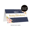Load image into Gallery viewer, Navy + Pink Peonies Place Cards | Krissy