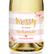 Load image into Gallery viewer, "Krissy" Pink + Peonies Bridesmaid Proposal Champagne Labels