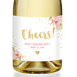 Load image into Gallery viewer, "Krissy" White Birthday Party Champagne Labels